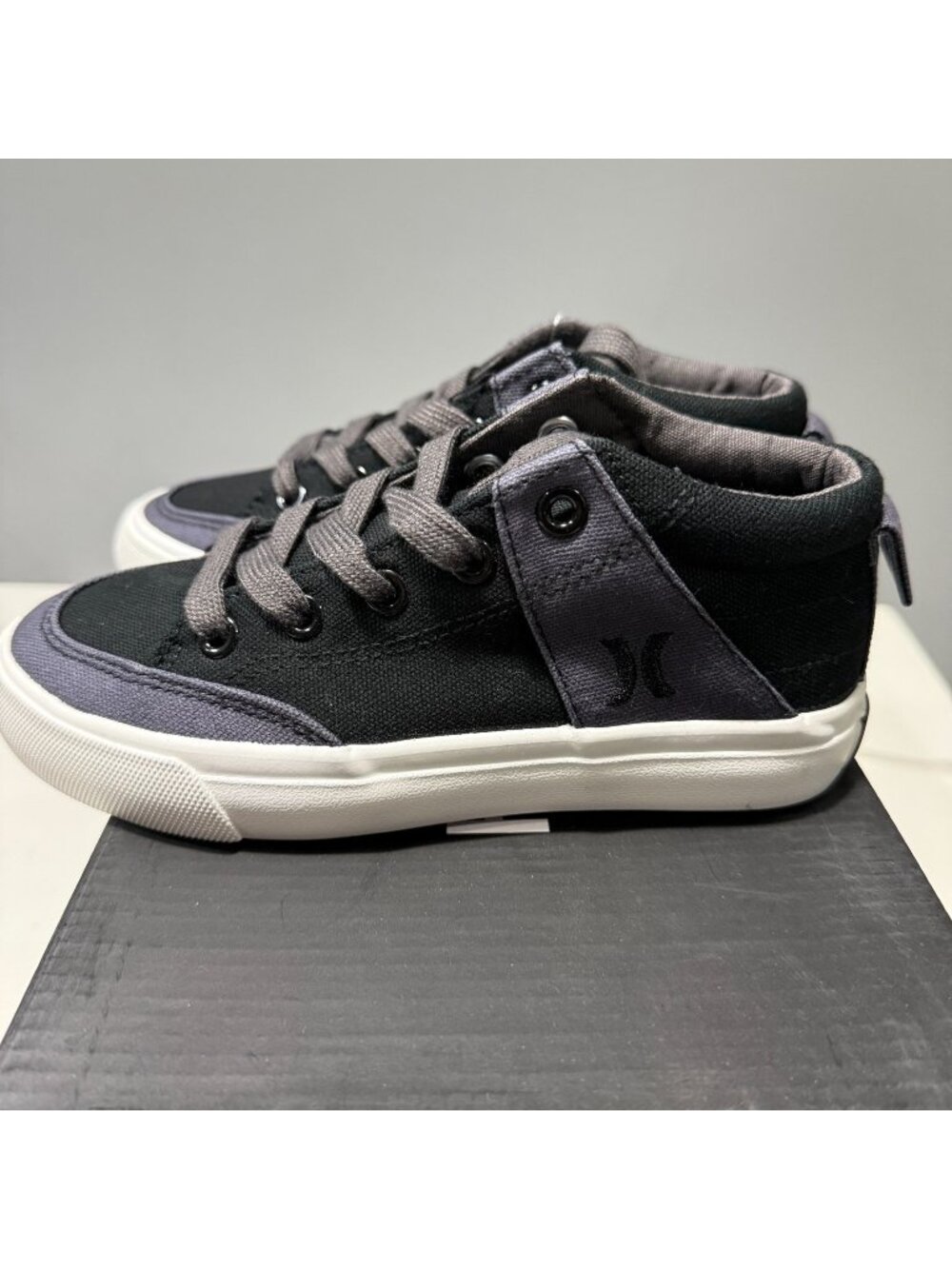 Hurley Boy's Little & Big Kid Roddy Sneakers Black/Gray Size 13 NEW